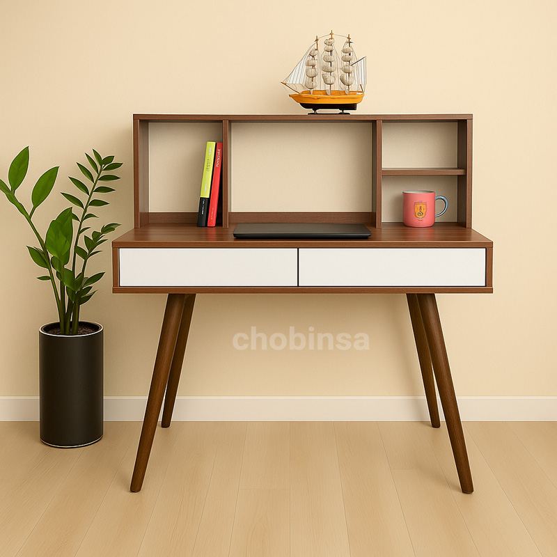 میز تحریر پایه چوبی